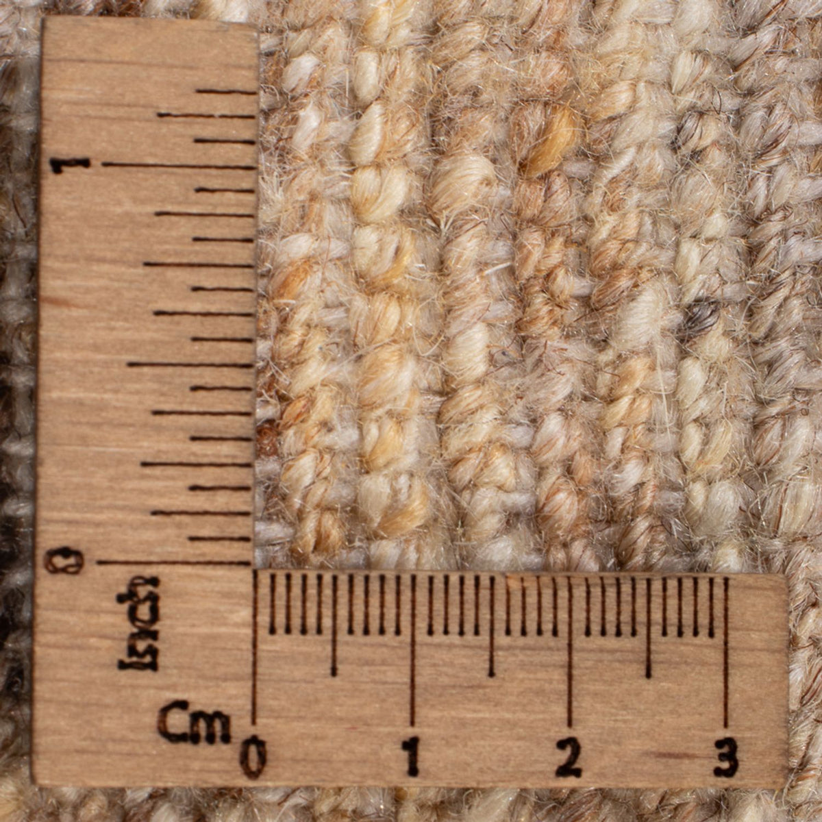 Gabbeh-tæppe - Persisk - 95 x 62 cm - mørk beige