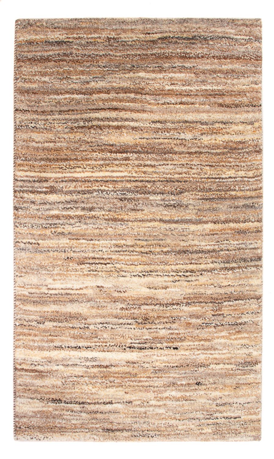 Gabbeh-tæppe - Persisk - 90 x 58 cm - mørk beige
