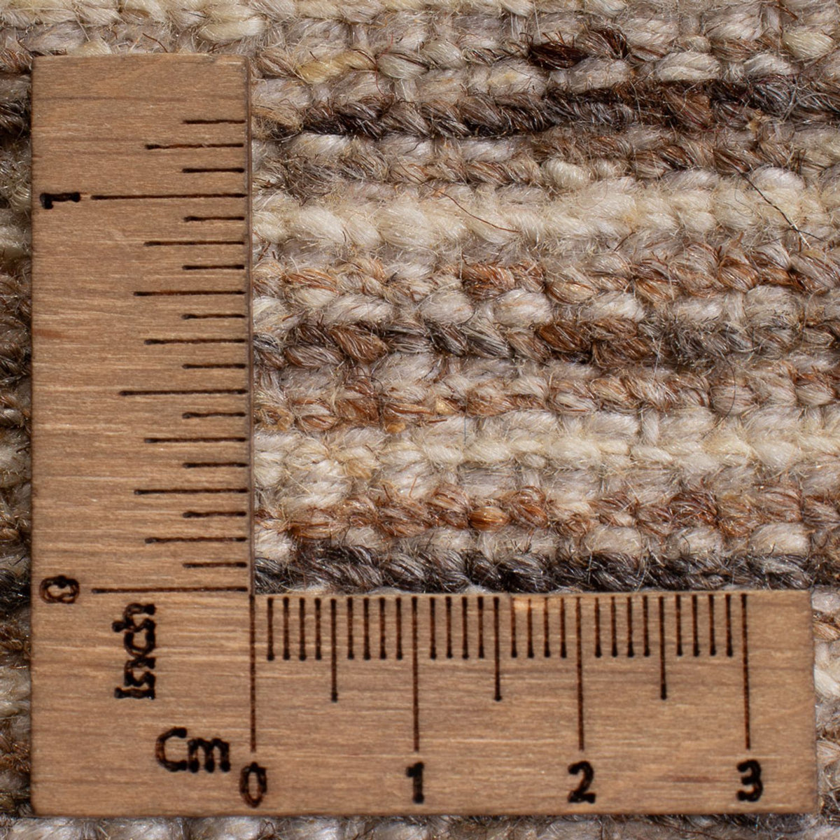 Gabbeh-tæppe - Persisk - 96 x 60 cm - mørk beige