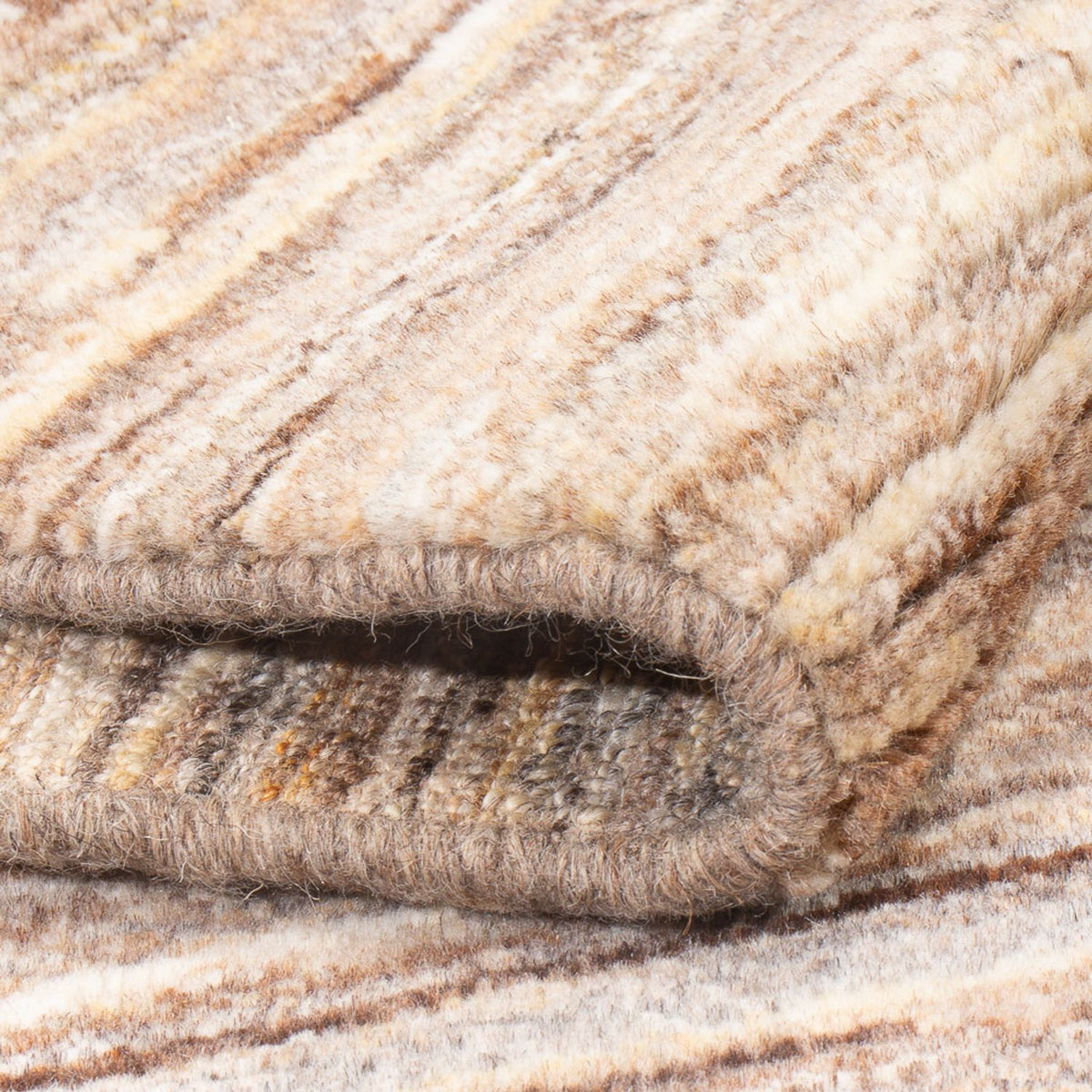 Gabbeh-tæppe - Persisk - 143 x 97 cm - lys beige
