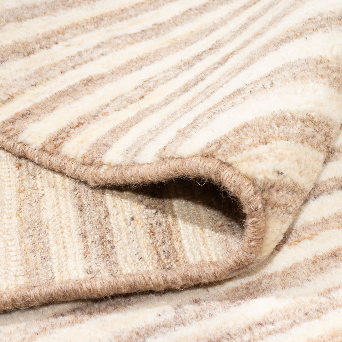 Gabbeh-tæppe - Persisk - 290 x 250 cm - lys beige