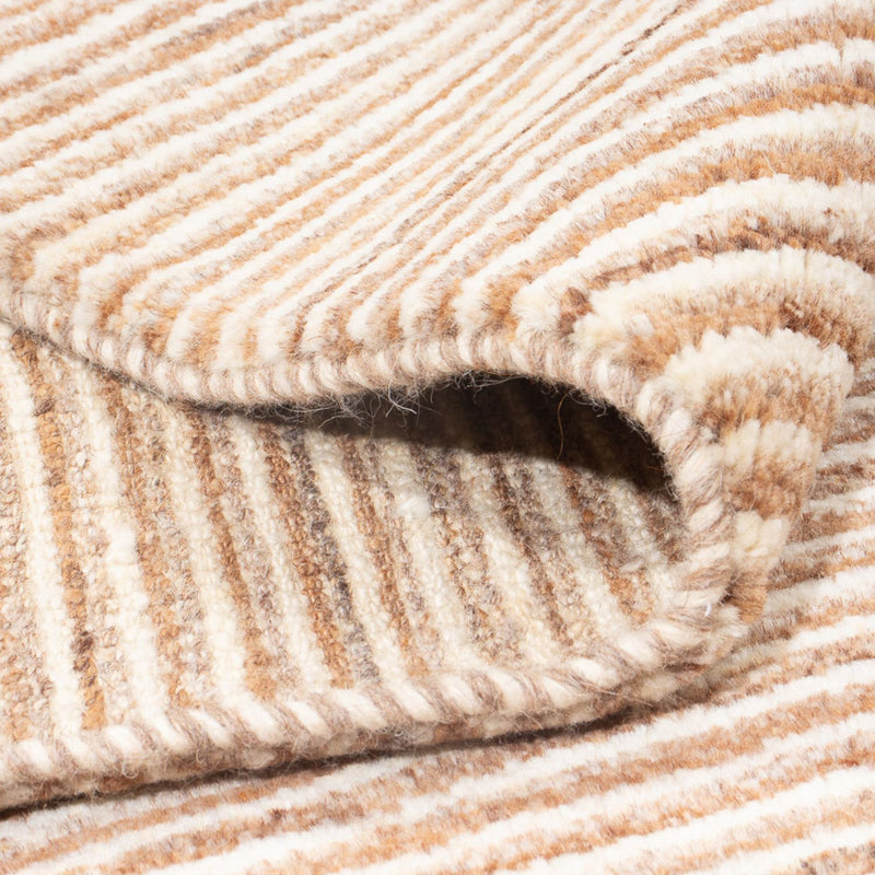 Gabbeh-tæppe - Persisk firkantet  - 215 x 208 cm - lys brun