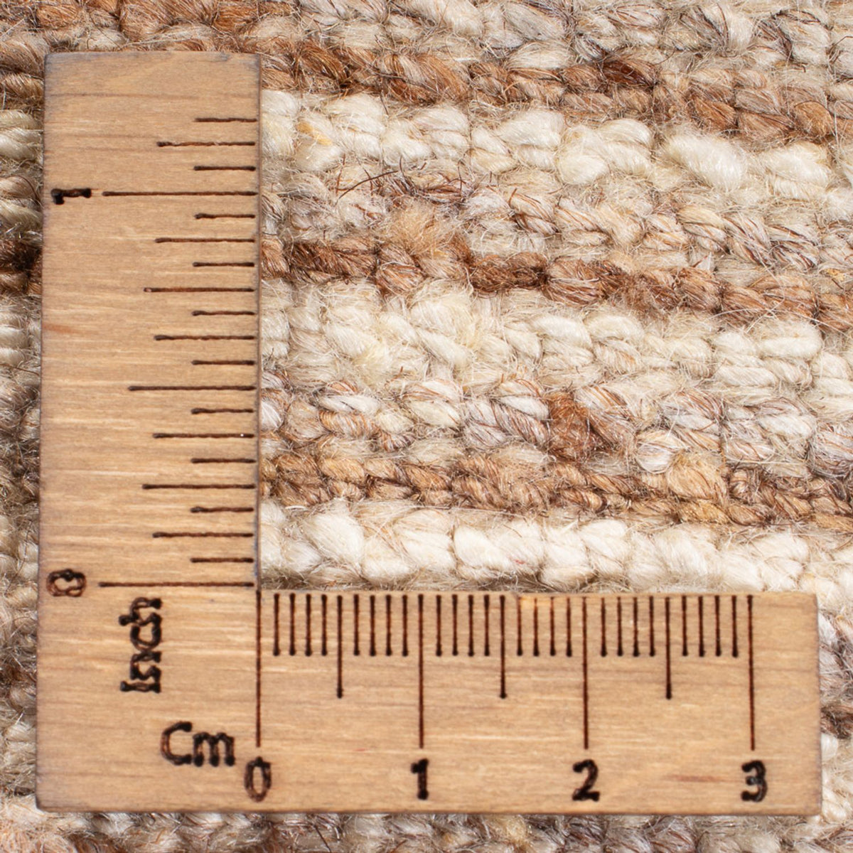 Gabbeh-tæppe - Persisk firkantet  - 215 x 208 cm - lys brun