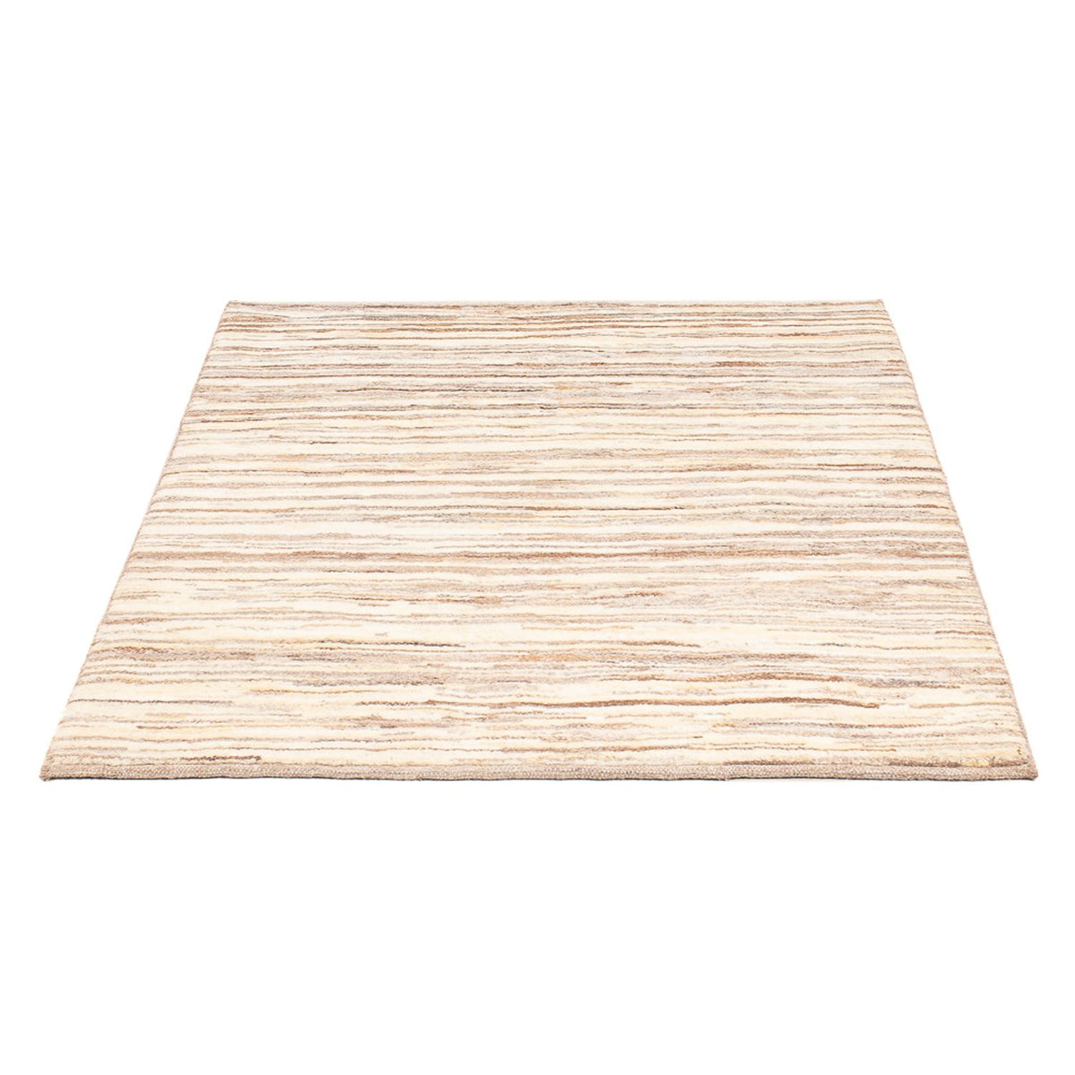 Gabbeh-tæppe - Persisk - 130 x 101 cm - lys beige