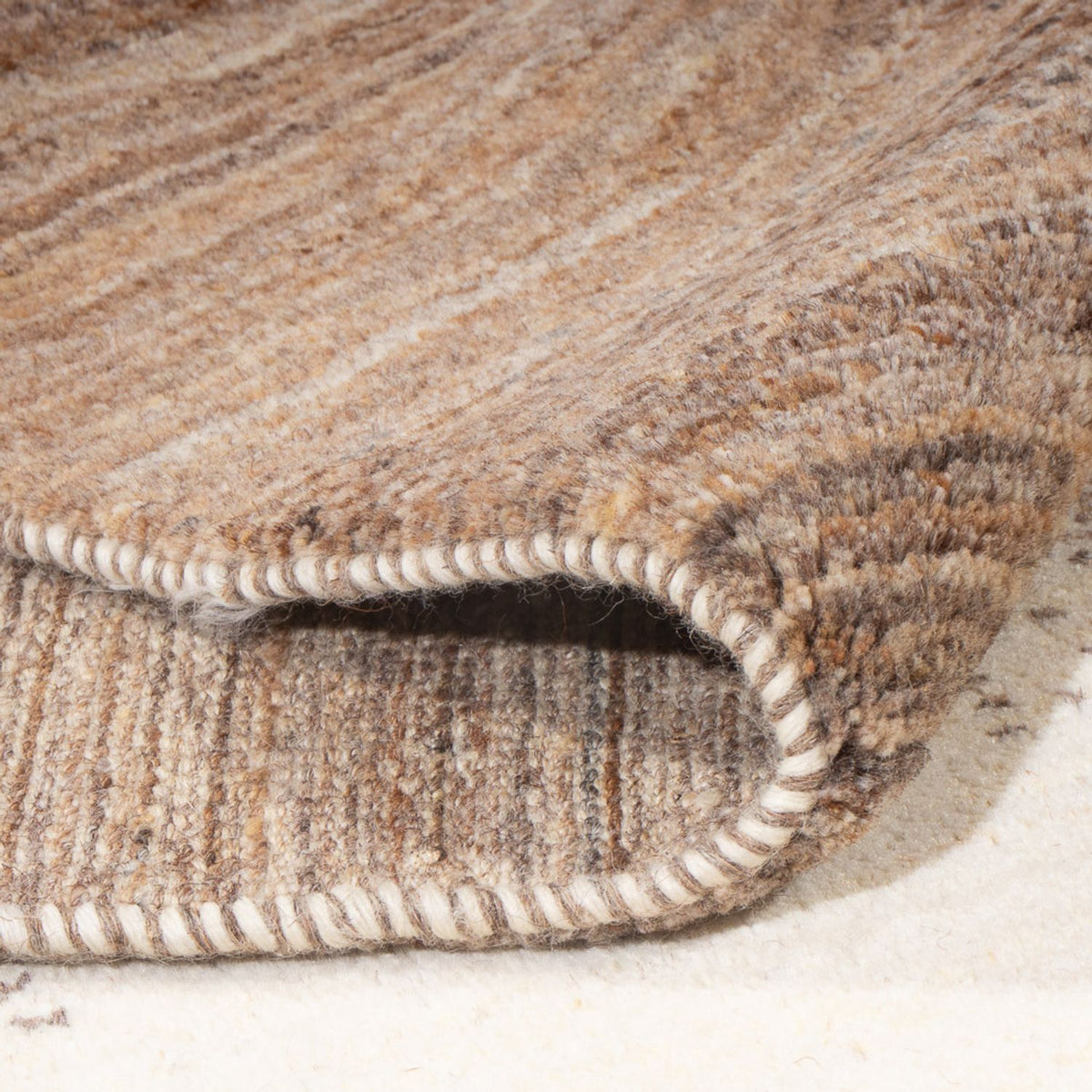 Løber Gabbeh-tæppe - Persisk - 325 x 106 cm - natur