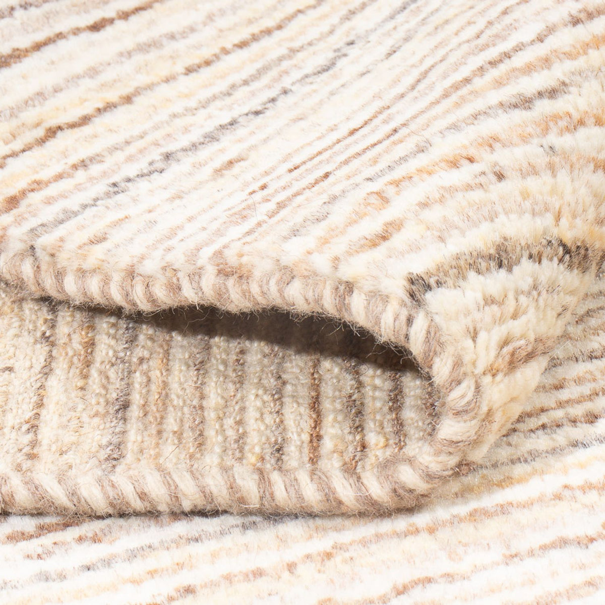 Gabbeh-tæppe - Persisk - 146 x 96 cm - lys beige