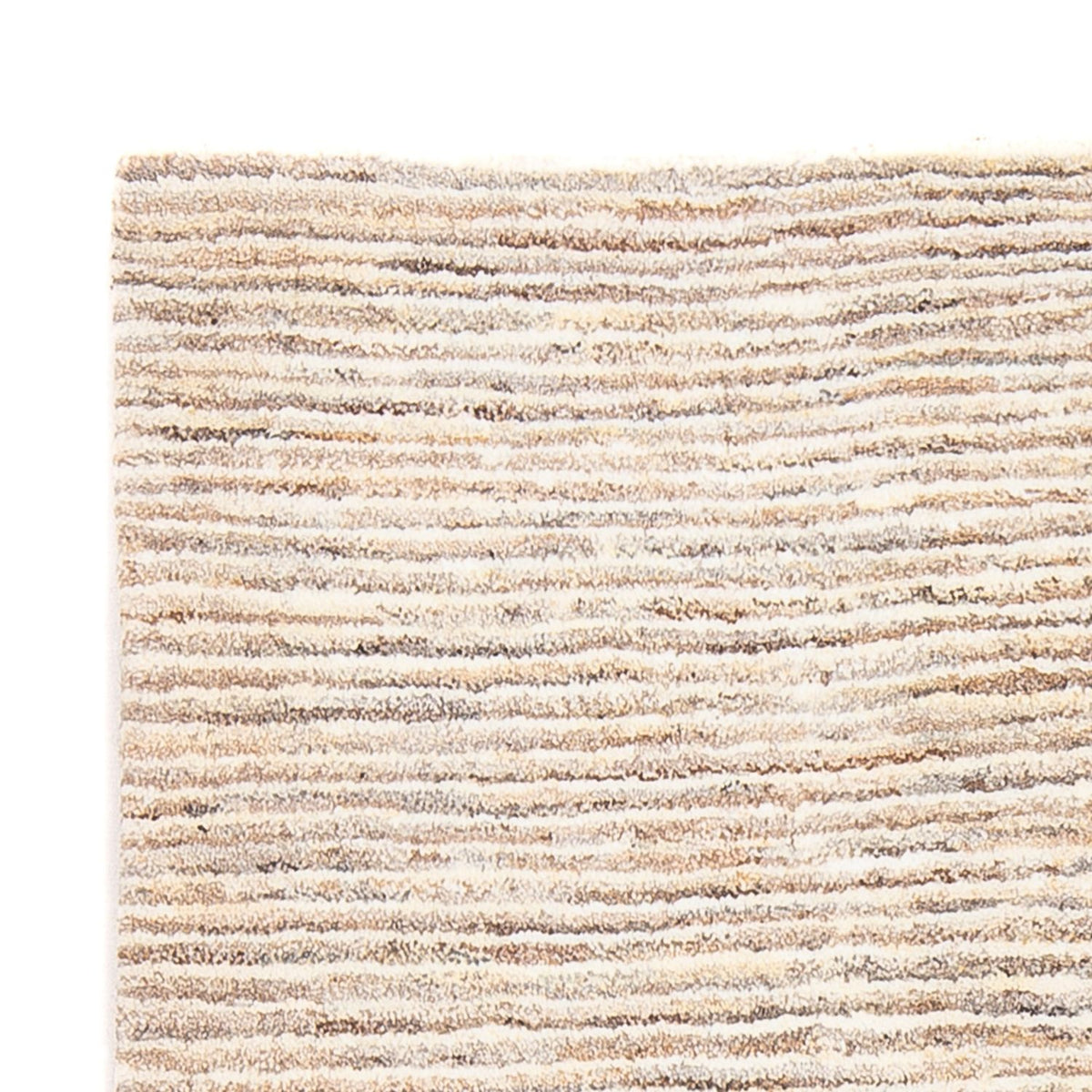 Gabbeh-tæppe - Persisk - 145 x 110 cm - mørk beige