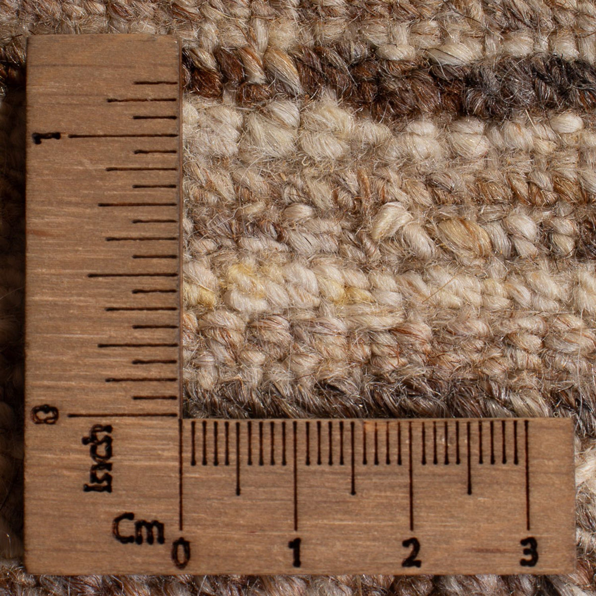 Gabbeh-tæppe - Persisk - 145 x 110 cm - mørk beige