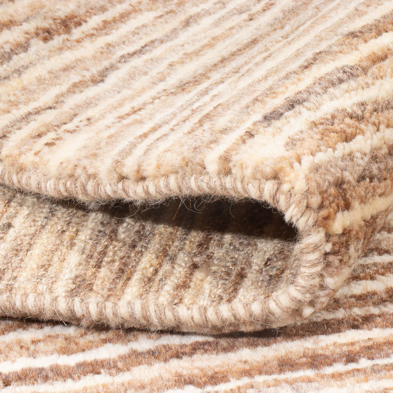 Gabbeh-tæppe - Persisk - 145 x 105 cm - mørk beige