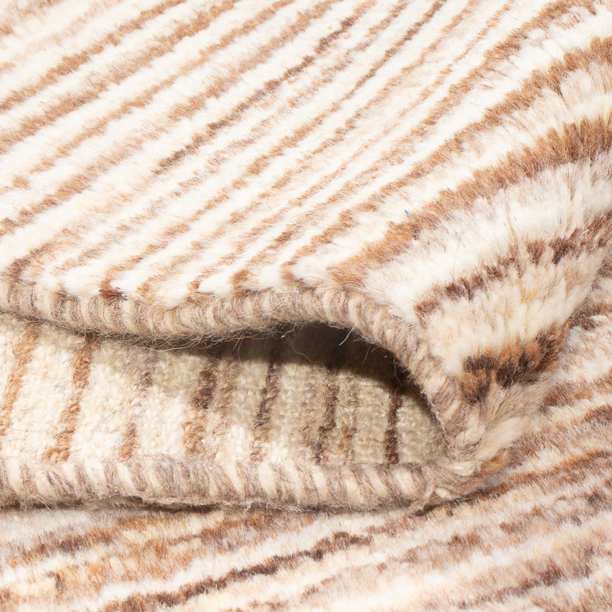 Gabbeh-tæppe - Persisk - 145 x 96 cm - mørk beige