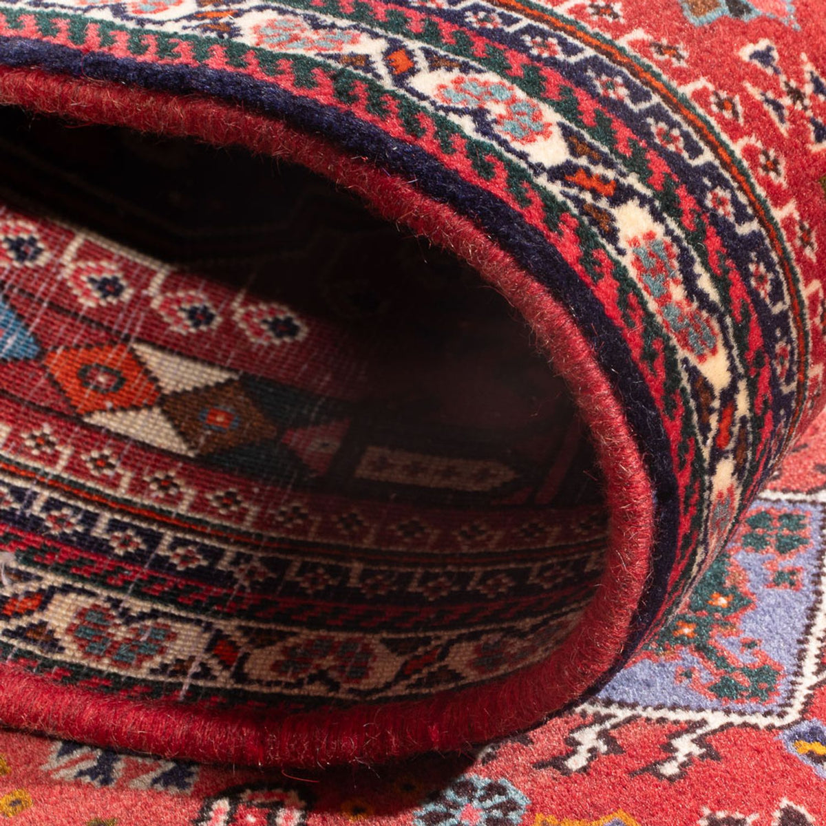 Persisk tæppe - Nomadisk - 150 x 73 cm - rød