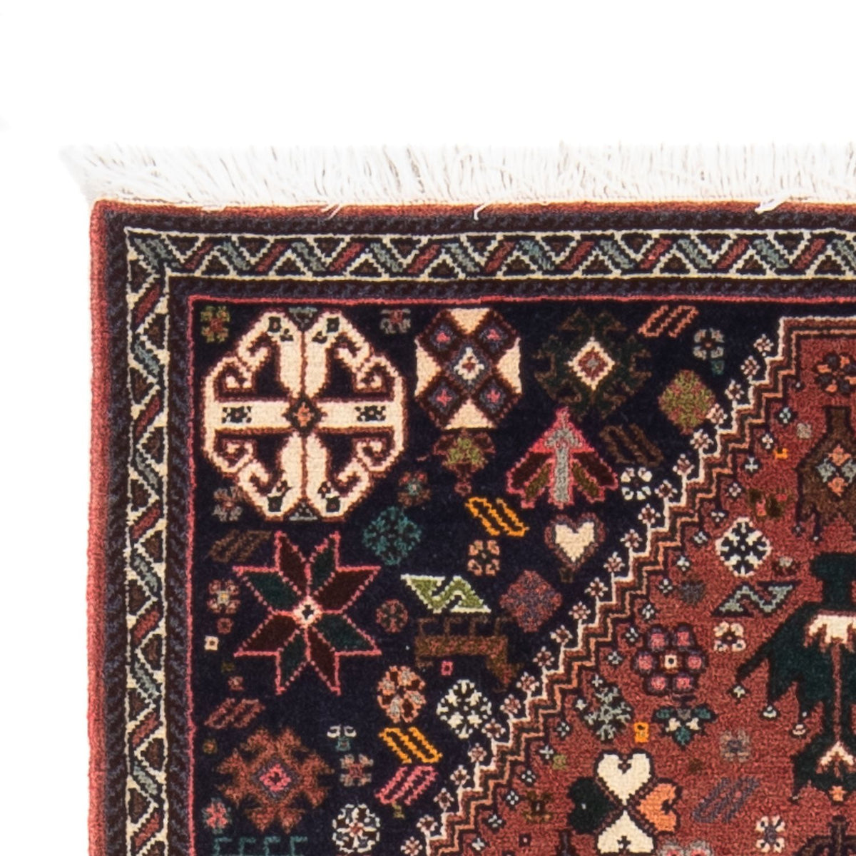 Persisk tæppe - Nomadisk - 147 x 73 cm - rød