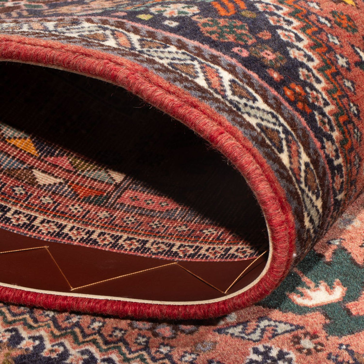 Persisk tæppe - Nomadisk - 147 x 73 cm - rød