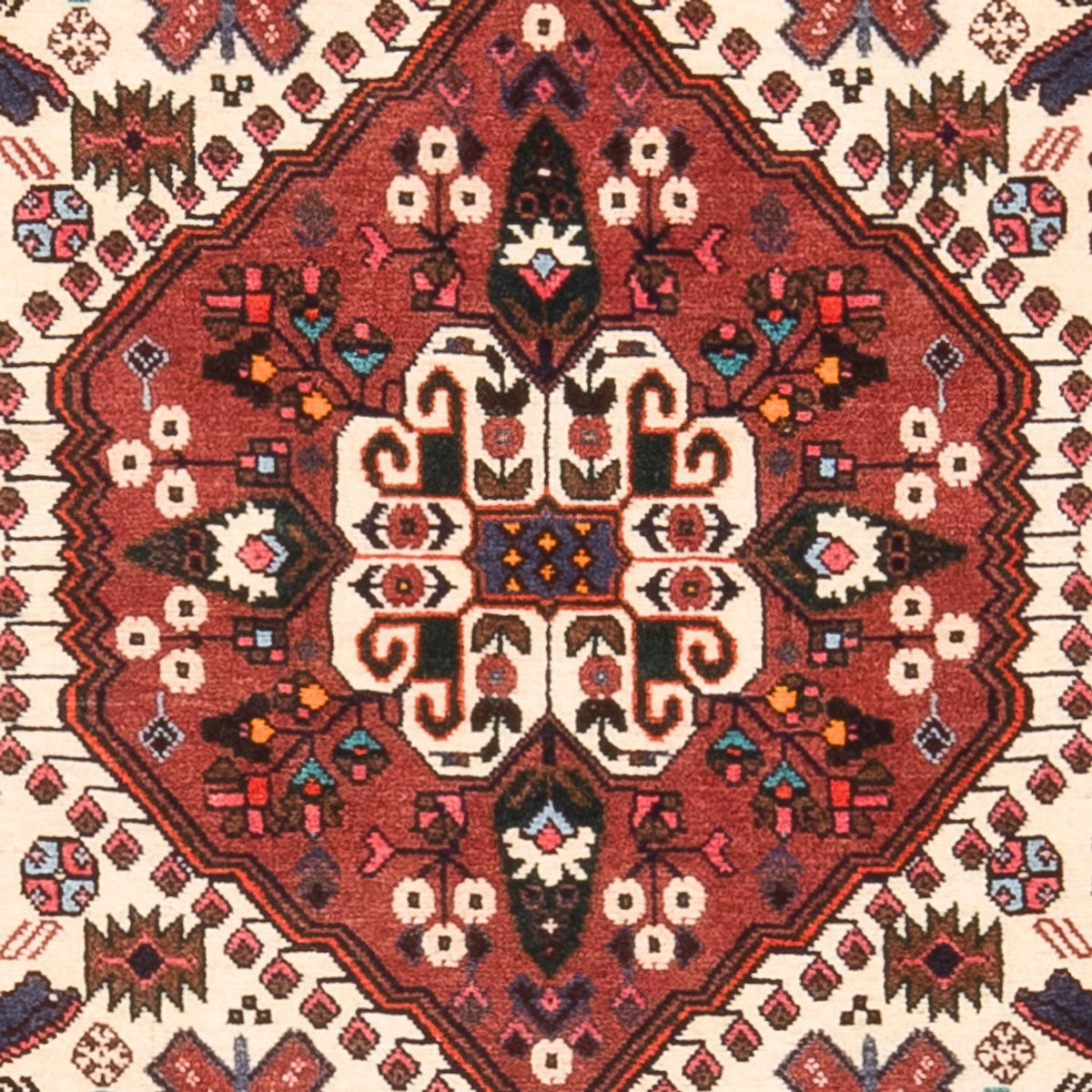 Persisk tæppe - Nomadisk - 150 x 73 cm - creme