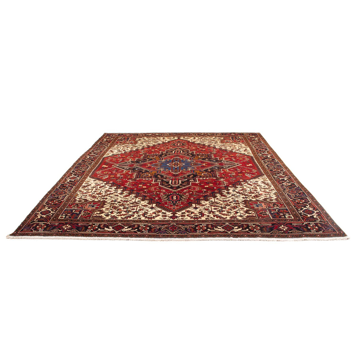 Persisk tæppe - Nomadisk - 339 x 243 cm - creme