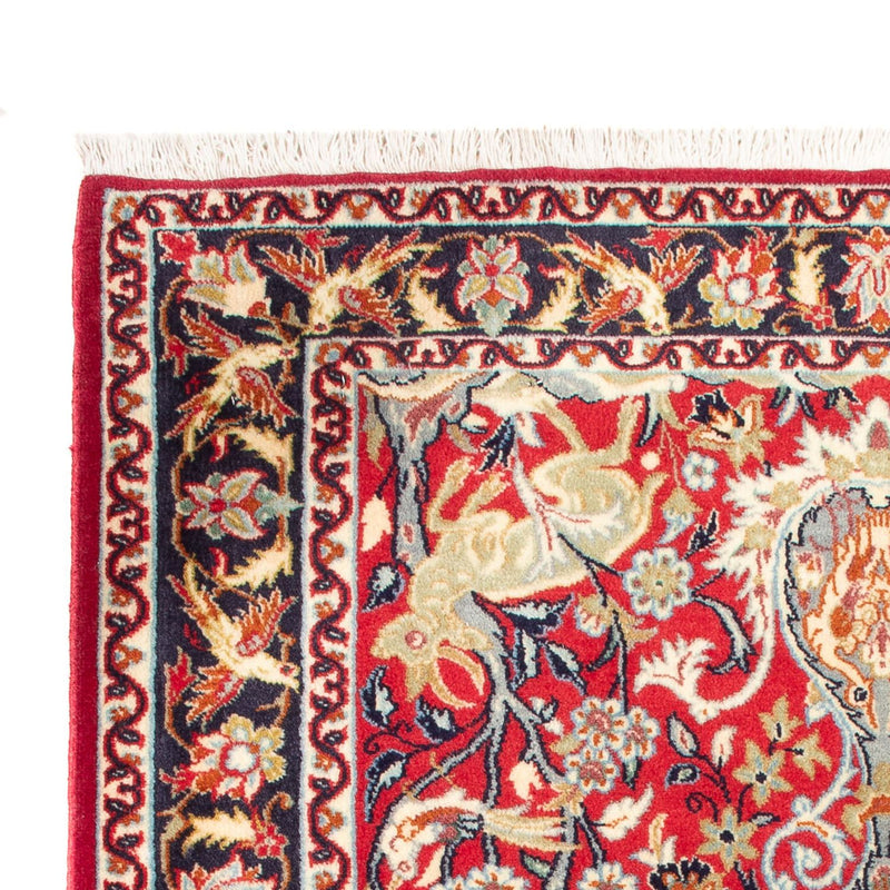 Persisk tæppe - Isfahan - Premium - 105 x 77 cm - rød