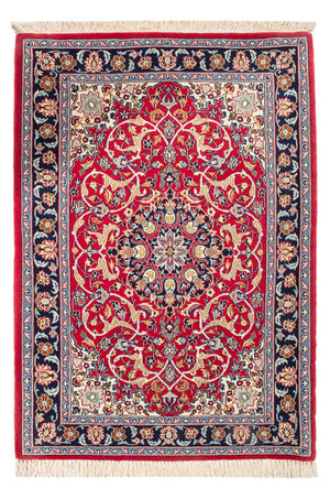 Persisk tæppe - Isfahan - Premium - 110 x 75 cm - rød