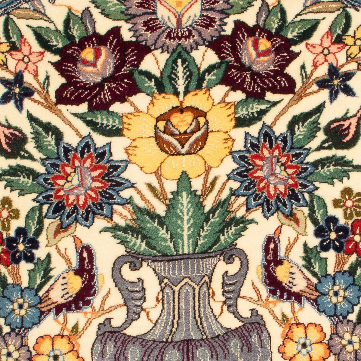 Persisk tæppe - Isfahan - Premium - 97 x 70 cm - creme