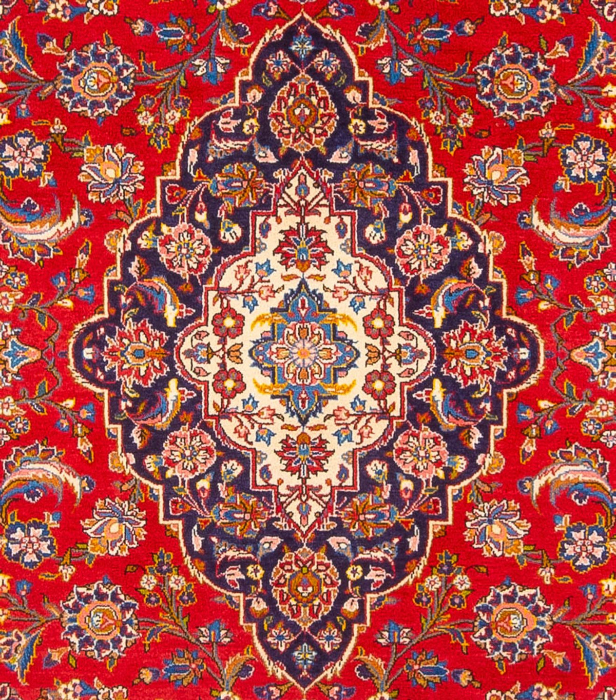 Persisk tæppe - Keshan - 338 x 230 cm - rød