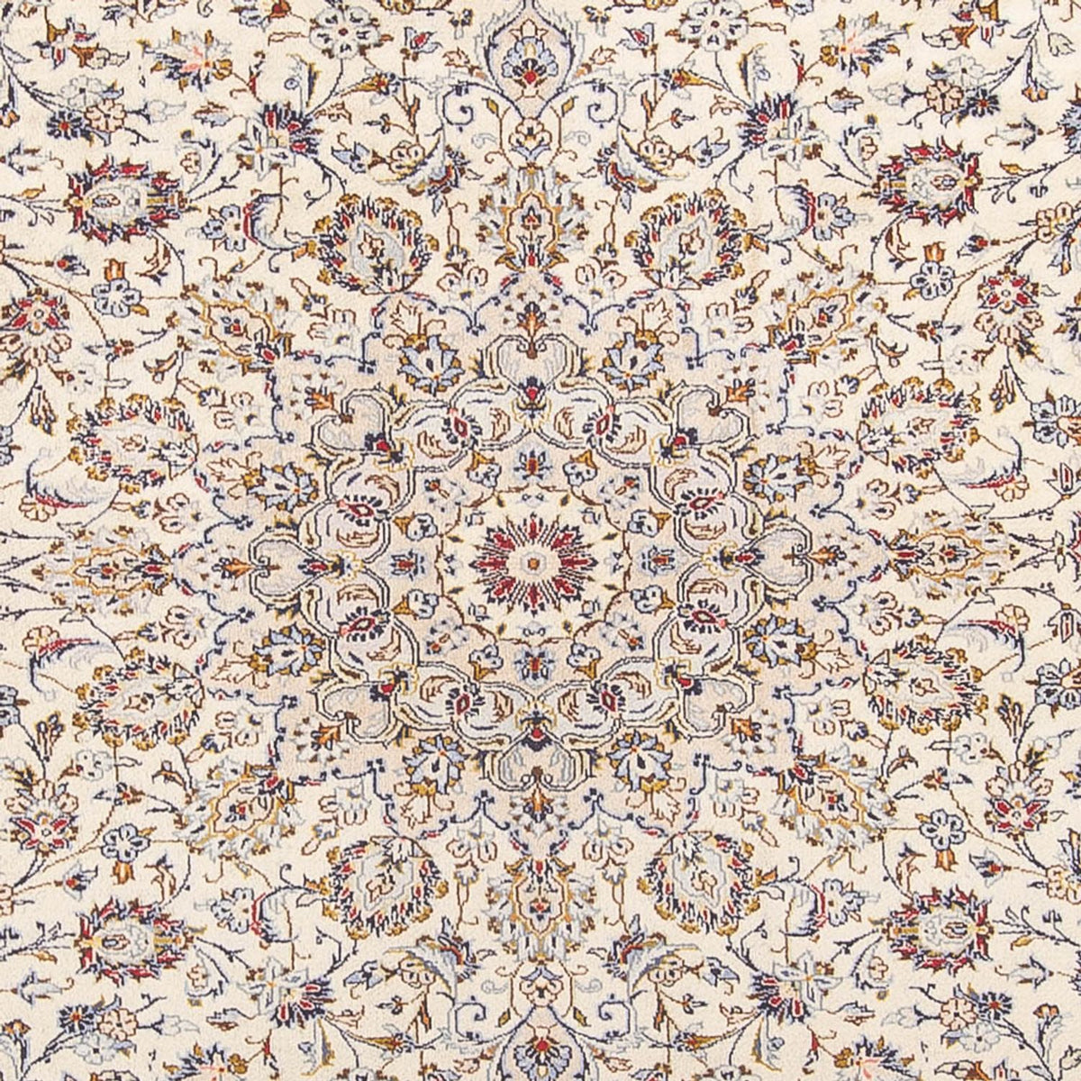 Persisk tæppe - Keshan - 400 x 300 cm - creme
