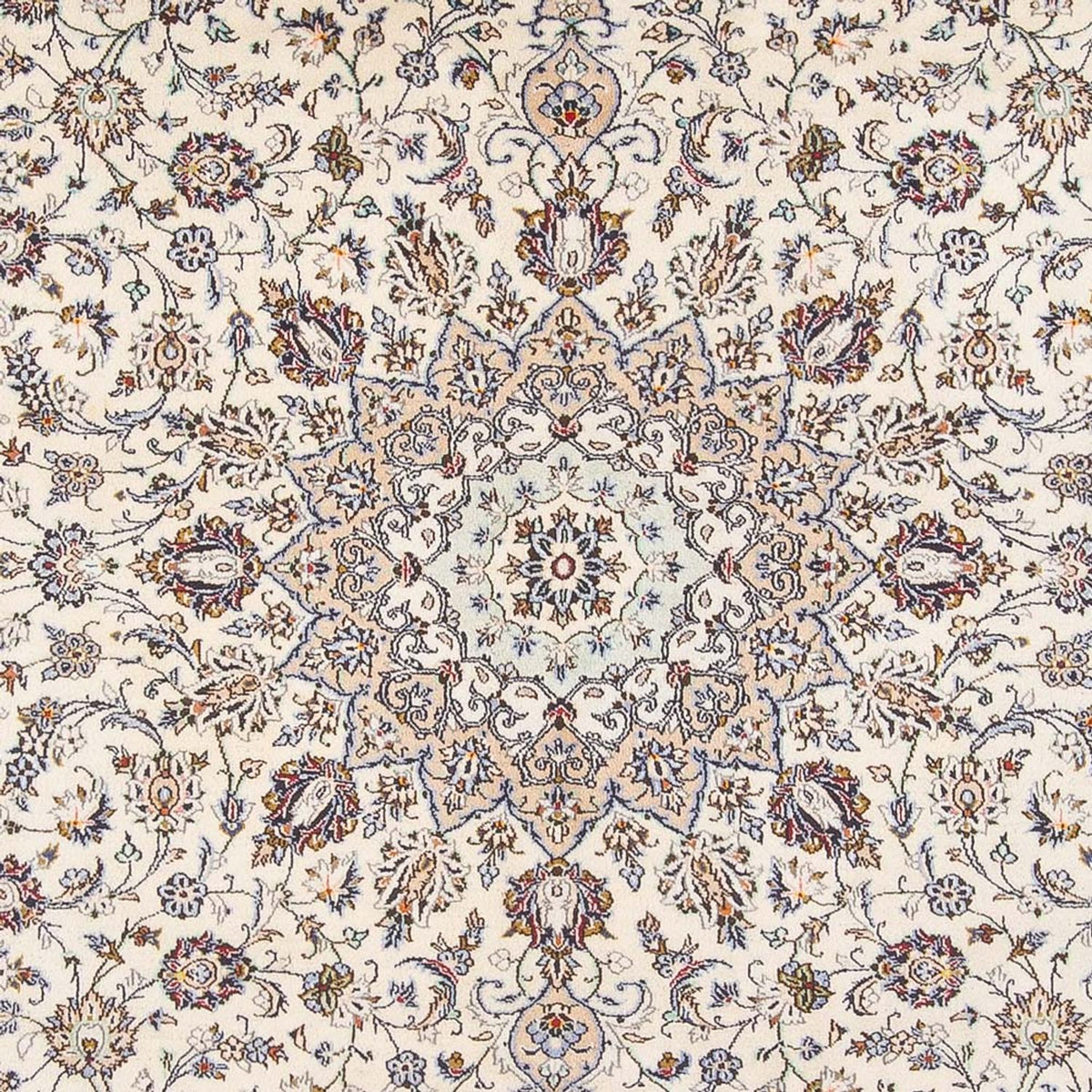 Persisk tæppe - Keshan - 403 x 300 cm - creme