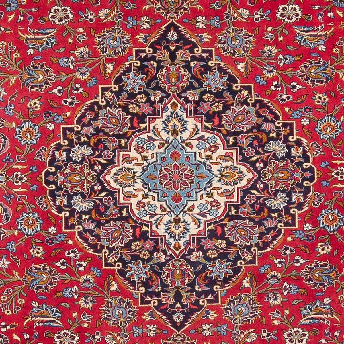 Persisk tæppe - Keshan - 397 x 300 cm - rød
