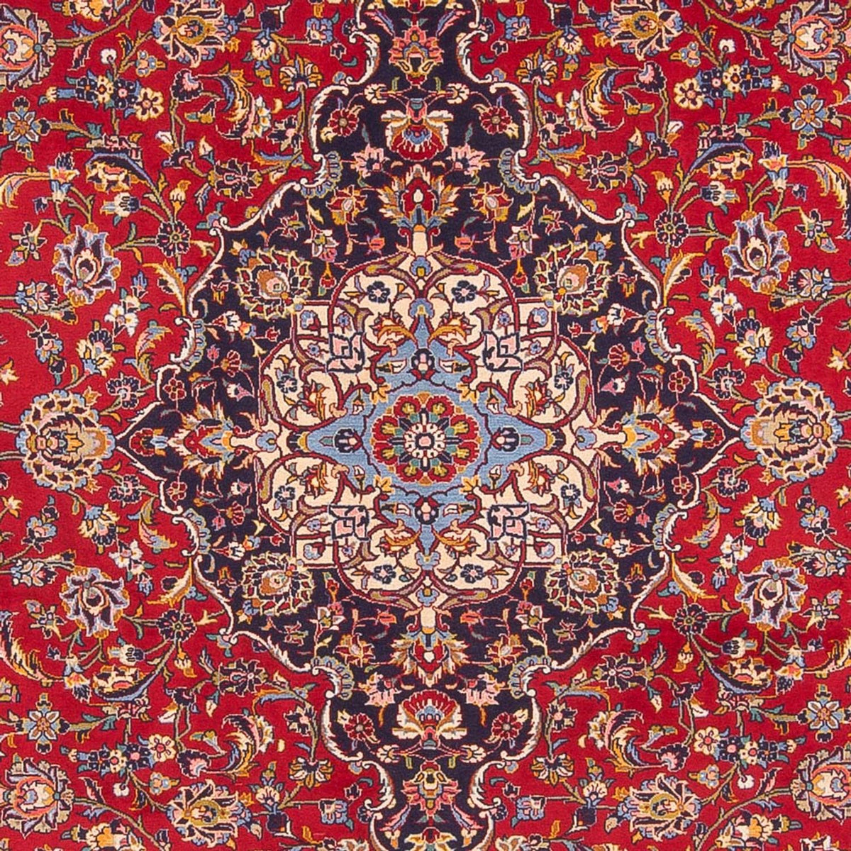 Persisk tæppe - Keshan - 417 x 300 cm - rød