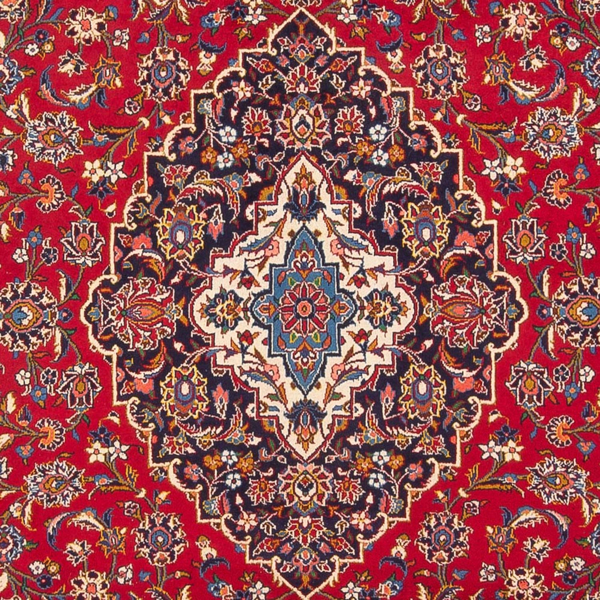 Persisk tæppe - Keshan - 397 x 291 cm - rød