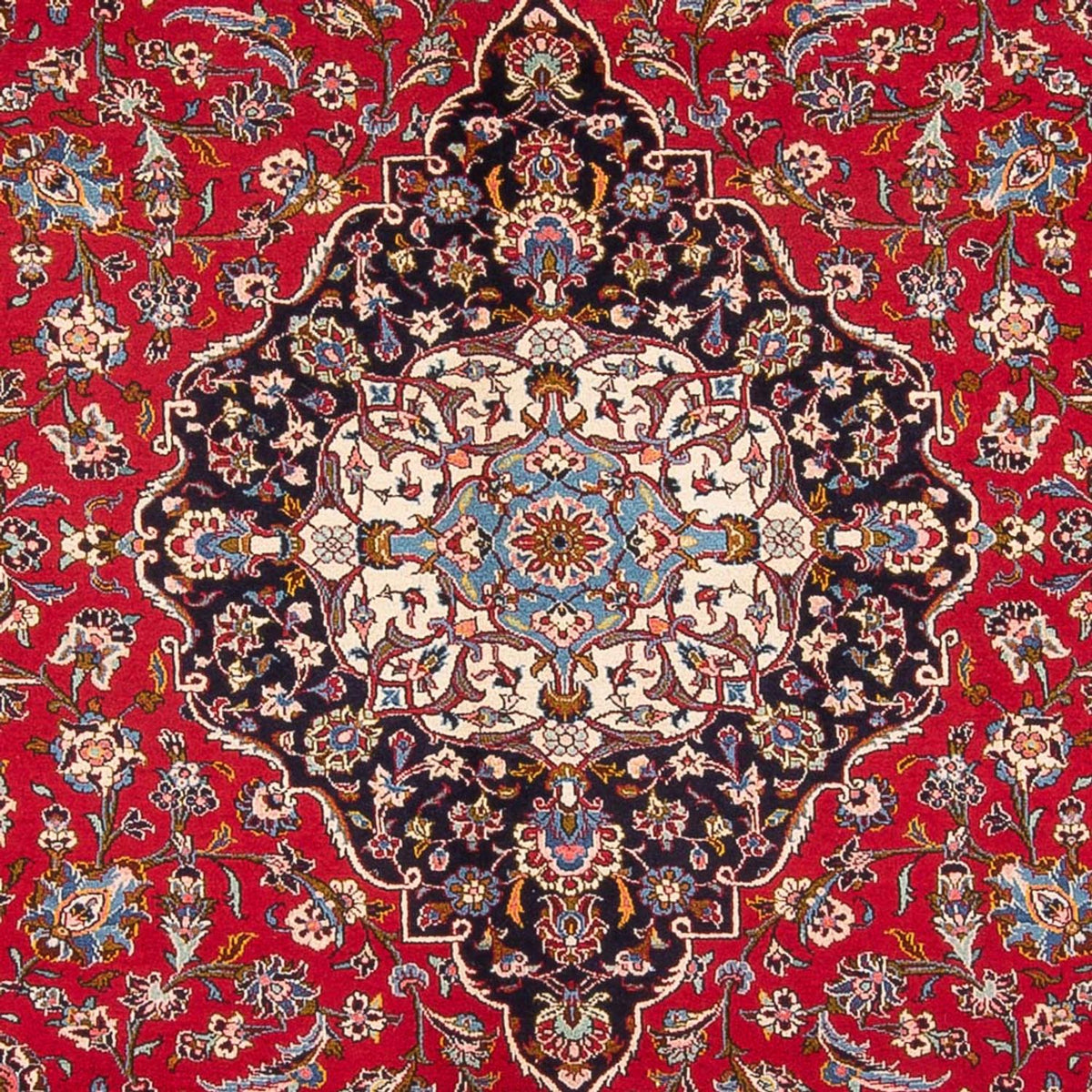 Persisk tæppe - Keshan - 397 x 312 cm - rød
