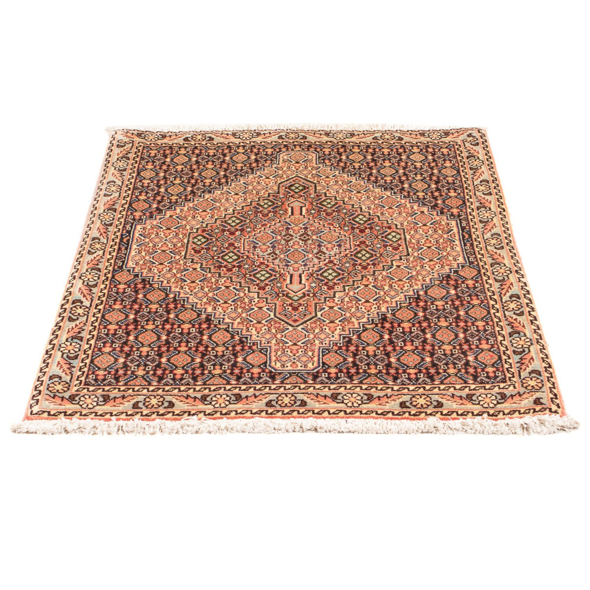 Persisk tæppe - Classic - 103 x 73 cm - mørk beige