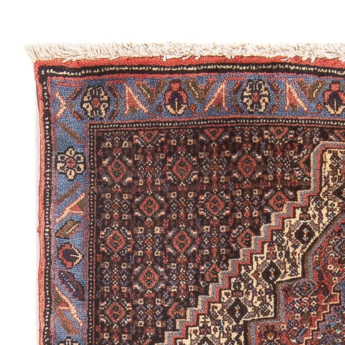 Persisk tæppe - Classic - 90 x 72 cm - mørk beige