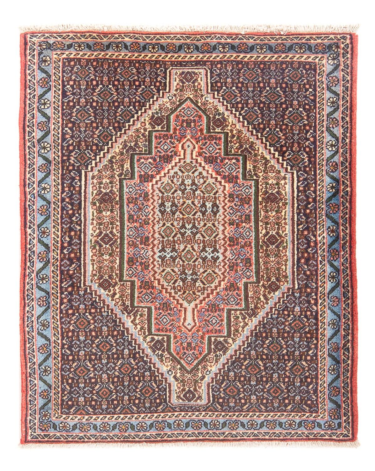Persisk tæppe - Classic - 105 x 77 cm - mørk beige