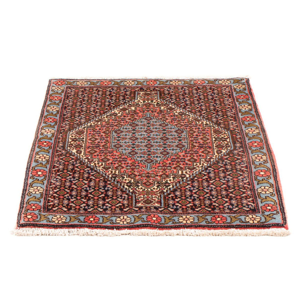 Persisk tæppe - Classic - 100 x 75 cm - mørk beige
