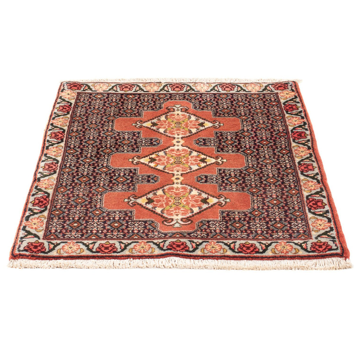 Persisk tæppe - Classic - 100 x 73 cm - orange