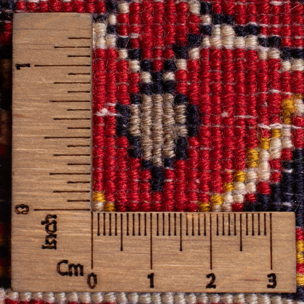 Persisk tæppe - Keshan - 127 x 65 cm - rød