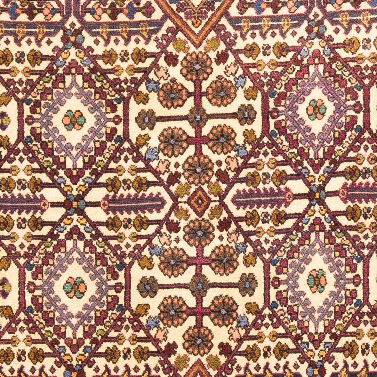 Persisk tæppe - Nomadisk - 160 x 105 cm - lys beige