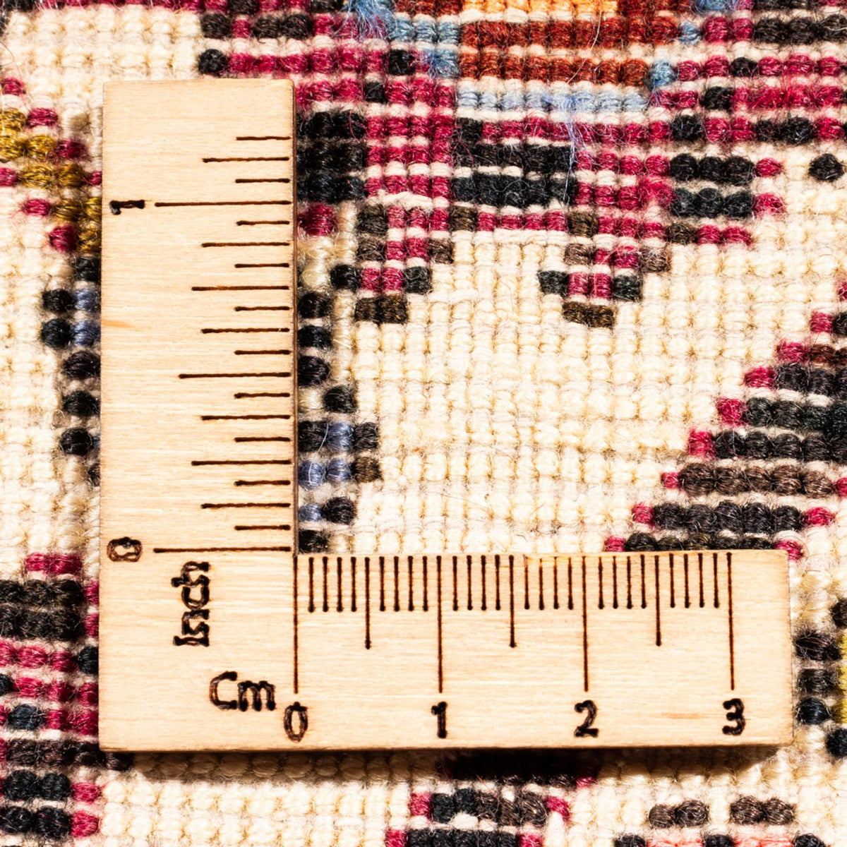 Persisk tæppe - Nomadisk - 160 x 105 cm - lys beige