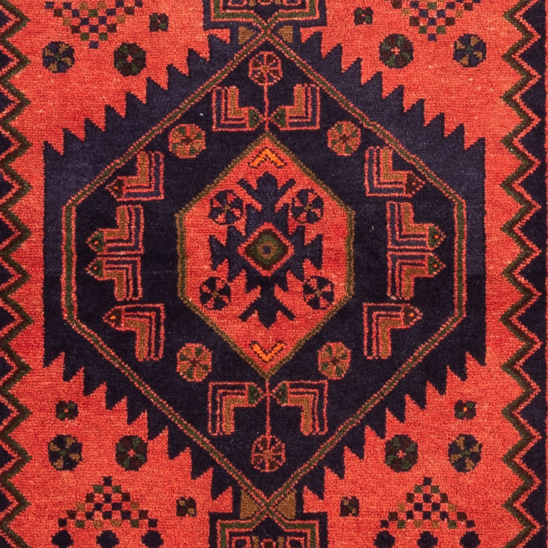 Persisk tæppe - Nomadisk - 153 x 104 cm - lysrød