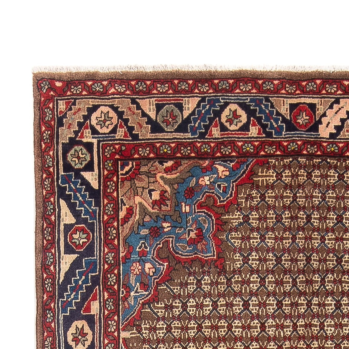 Persisk tæppe - Nomadisk - 306 x 157 cm - mørk beige