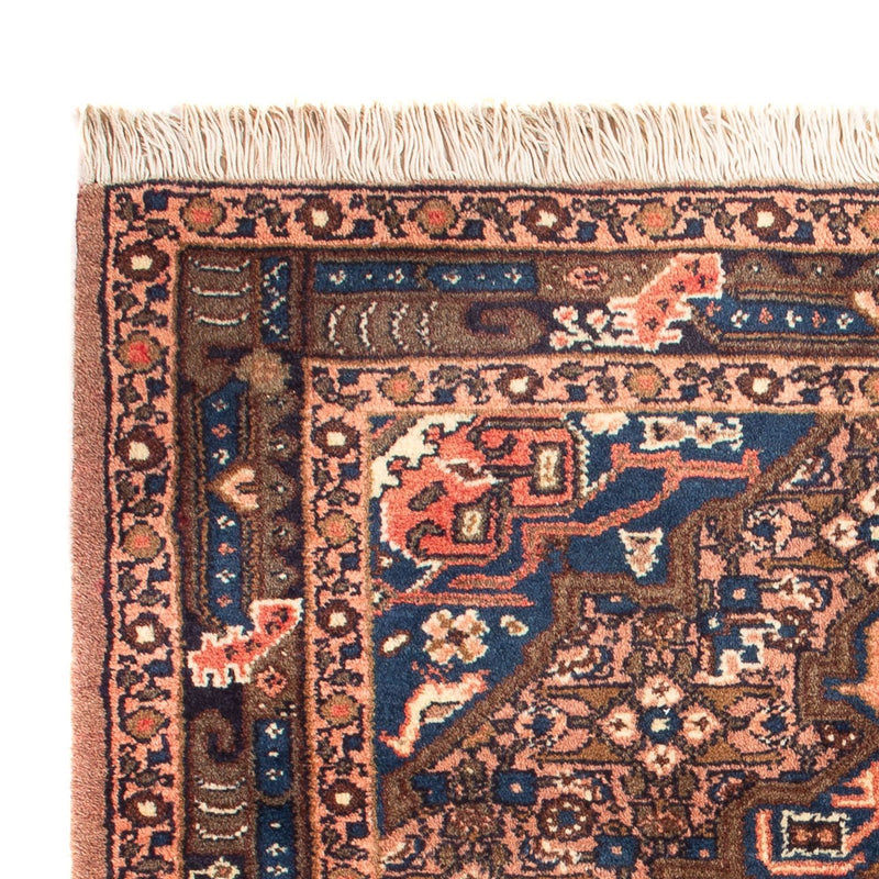 Persisk tæppe - Nomadisk - 90 x 75 cm - blå