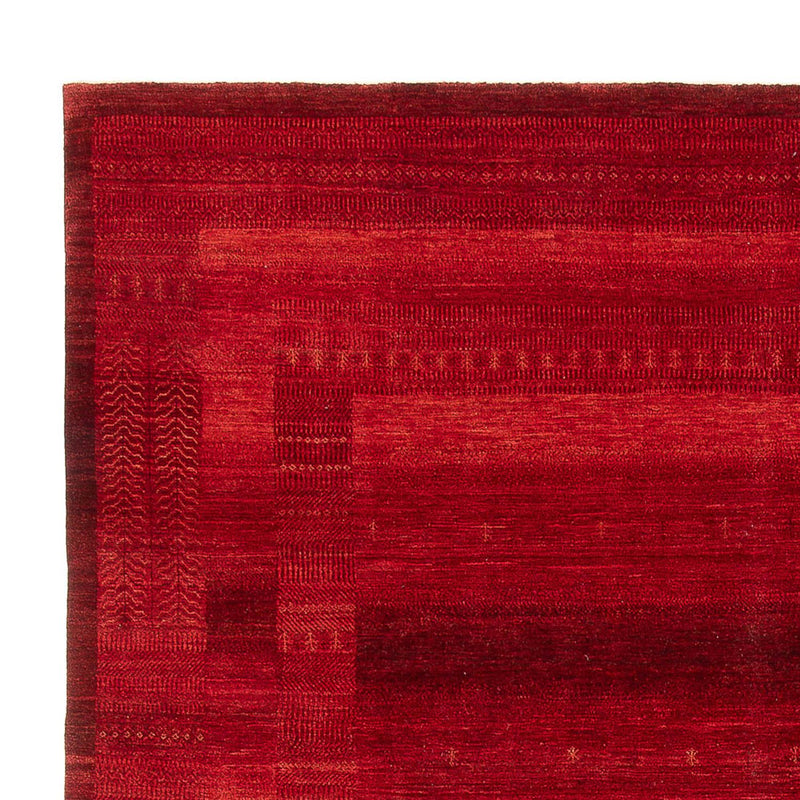 Gabbeh Tæppe - Loribaft Persisk - 384 x 284 cm - rød