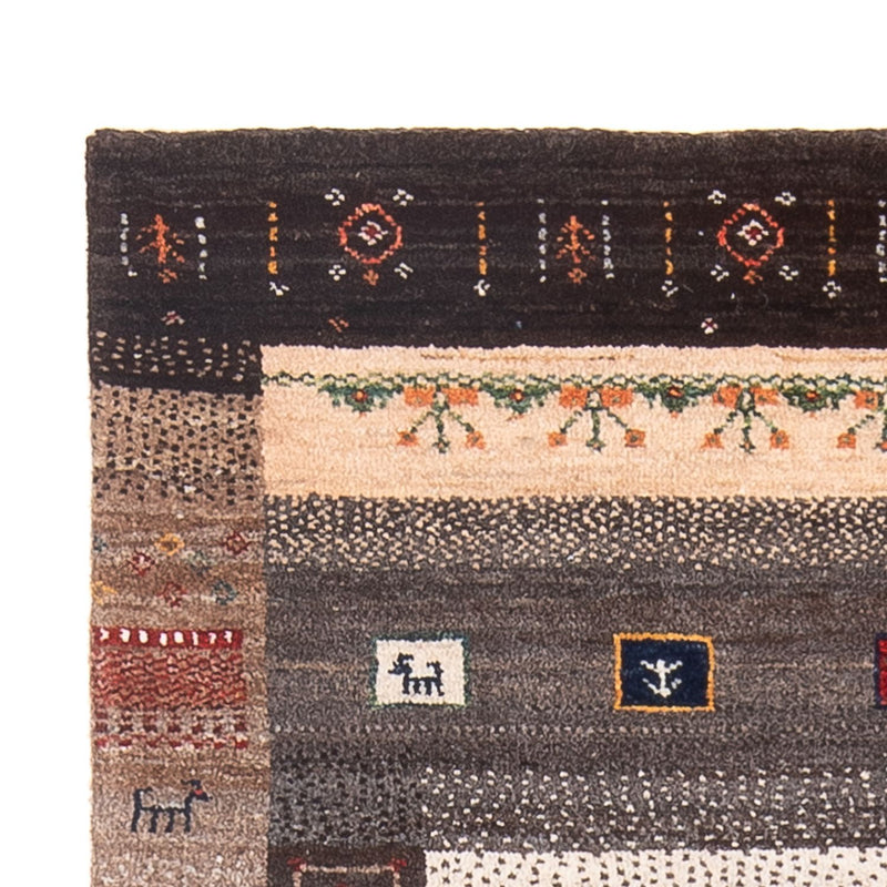 Gabbeh Tæppe - Loribaft Persisk - 121 x 80 cm - flerfarvet