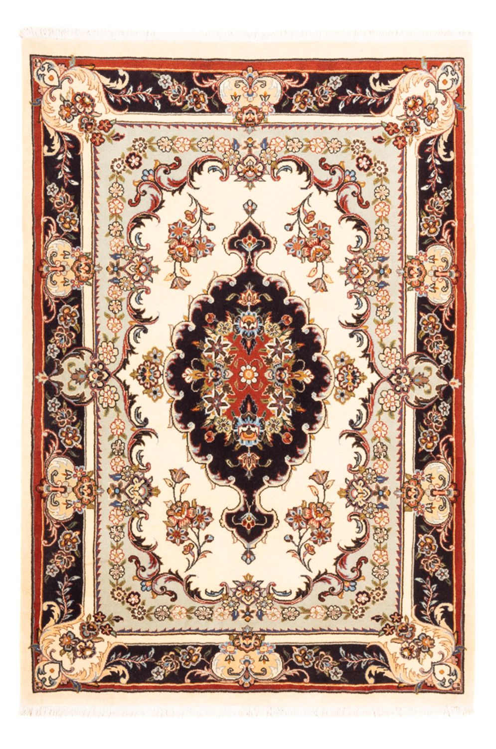 Persisk tæppe - Classic - 177 x 118 cm - creme