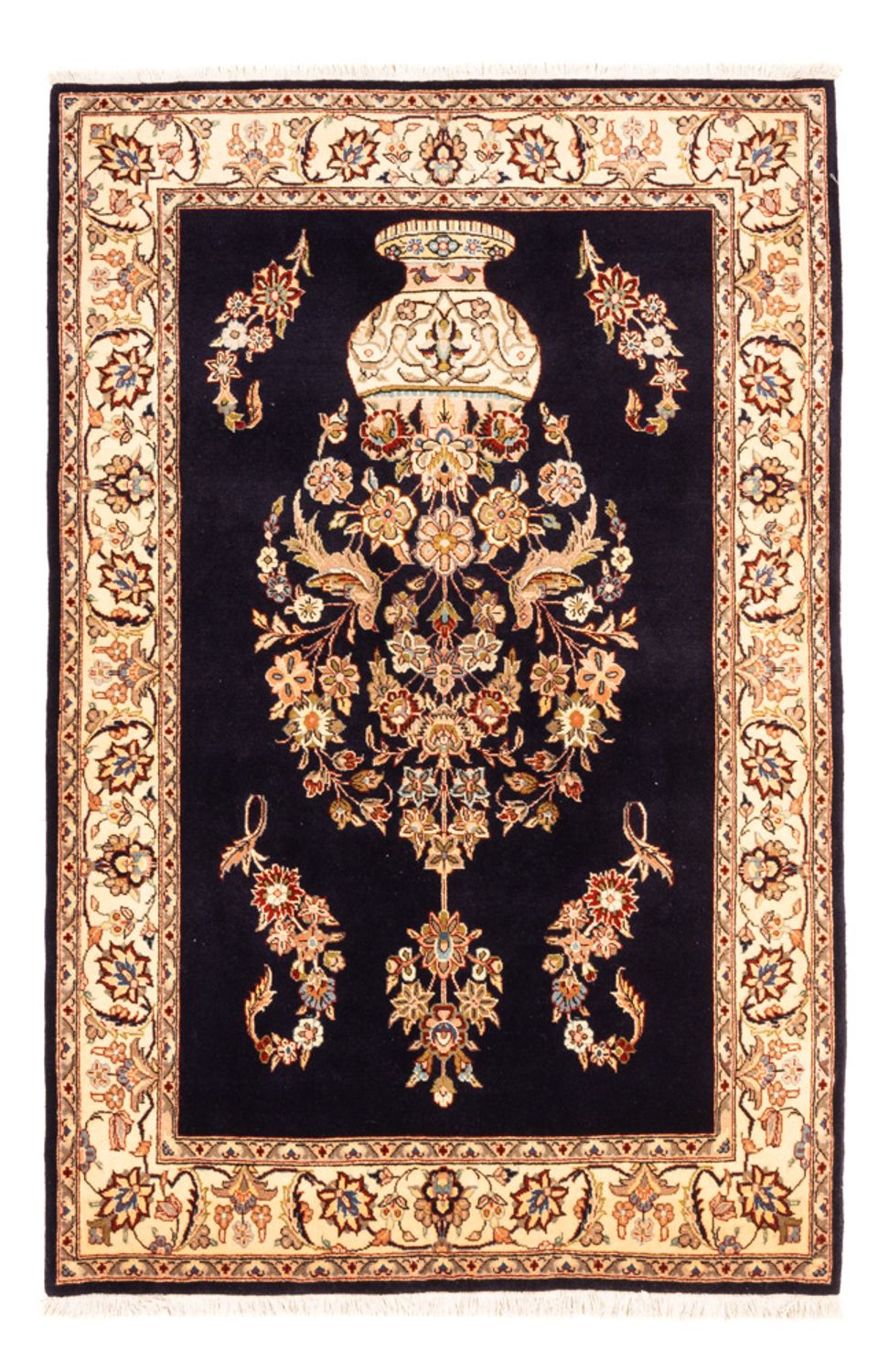 Persisk tæppe - Classic - 172 x 117 cm - mørkeblå