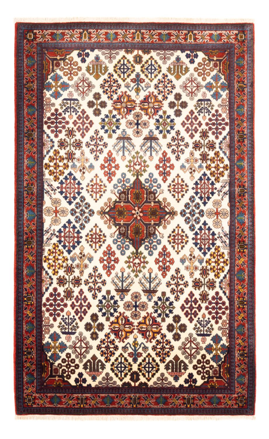 Persisk tæppe - Nomadisk - 178 x 115 cm - creme