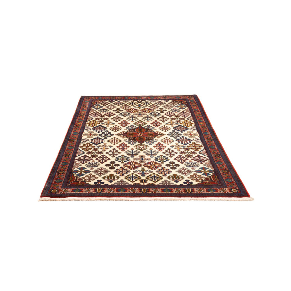 Persisk tæppe - Nomadisk - 178 x 115 cm - creme