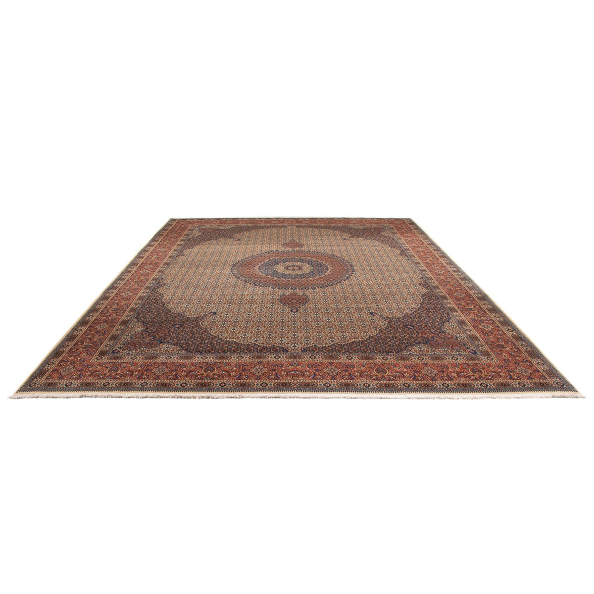 Persisk tæppe - Classic - 397 x 301 cm - mørk beige