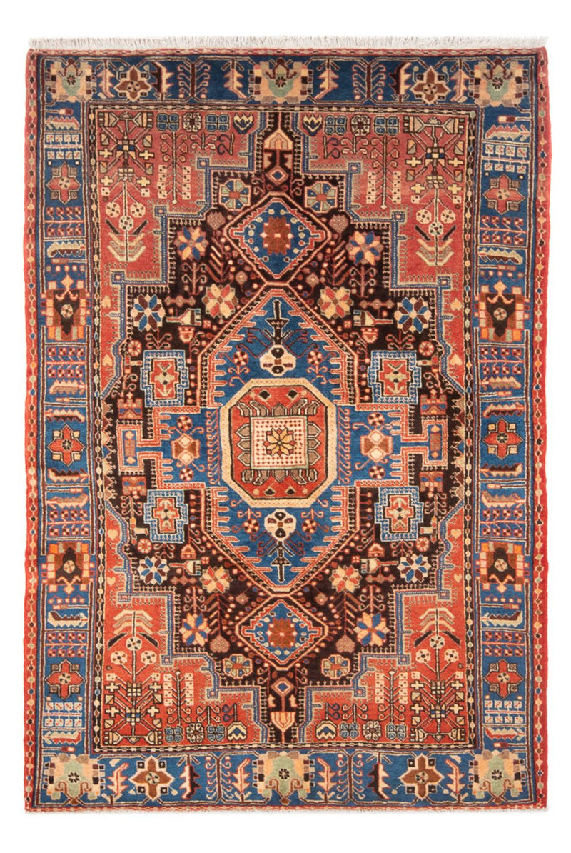 Persisk tæppe - Nomadisk - 214 x 135 cm - blå