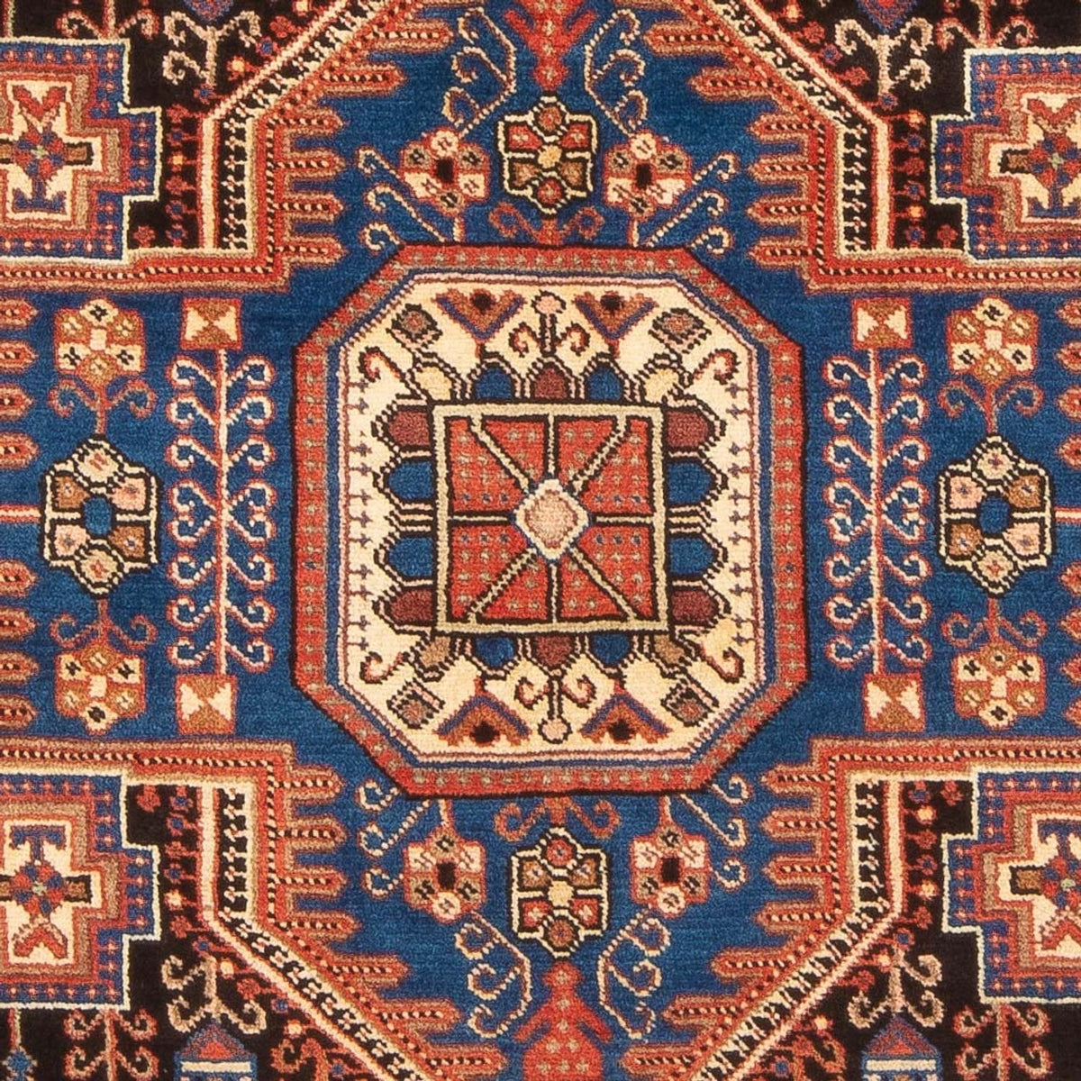 Persisk tæppe - Nomadisk - 205 x 140 cm - blå