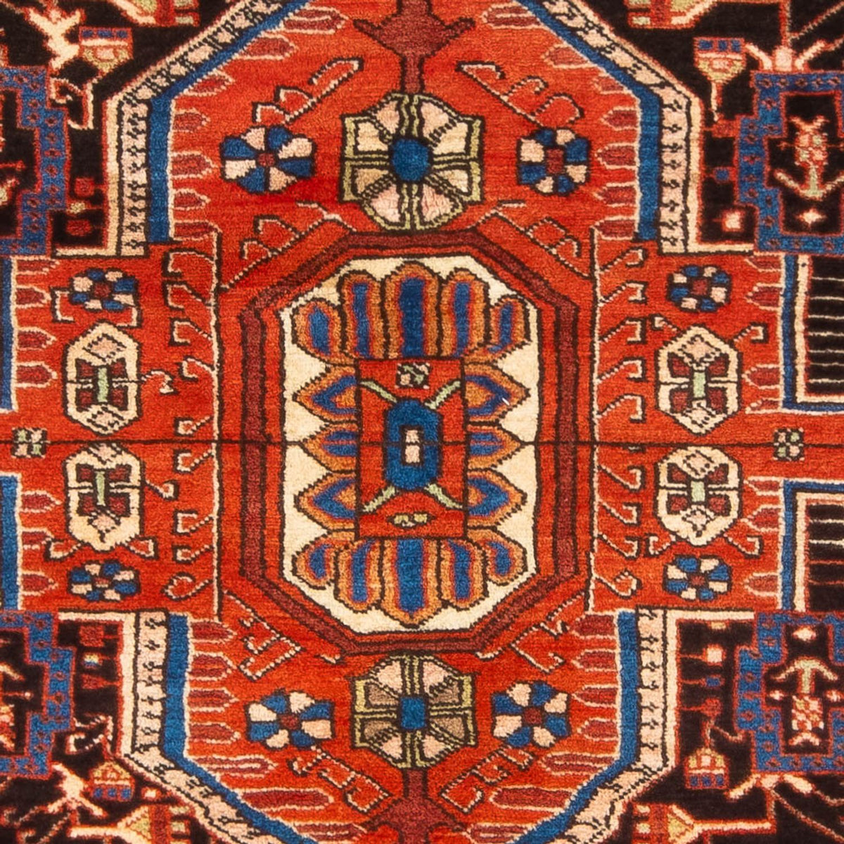 Persisk tæppe - Nomadisk - 207 x 147 cm - rød